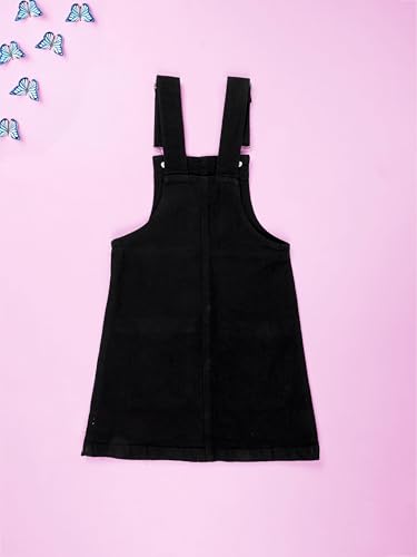 Image of KiddoPanti Girls Denim Dungaree Skirt
