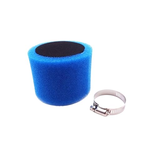 Filtre à air mousse 38mm bleu évite l'encrassement moteur dirt bike