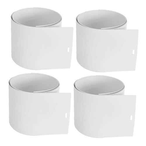 RORPOIR Elegant Sliding Glass Door Blinds 4pcs PVC Vertical Blind Replacement Slats