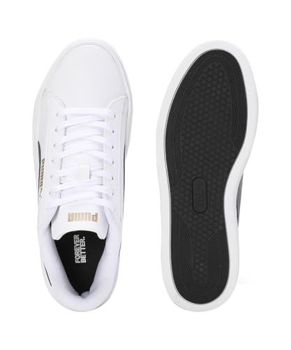 Image of Puma Womens Smash V3 Platform Lace Up Sneakers Shoes Casual