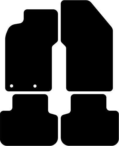Kovvar Tapis de Sol Compatible avec Alfa Romeo GT 2003-2010 | Qualité: Comfort