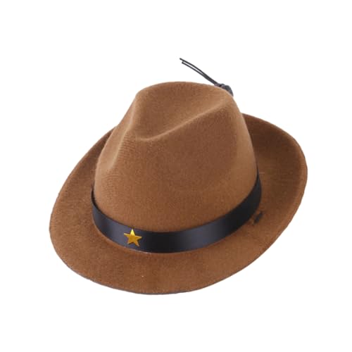 BESPORTBLE Wear Resistant Polyester Dog Hat for Pets Decorative Star Design for Parties Festivals and Photo Shoots Comfortable Accessory for Cats and Dogs