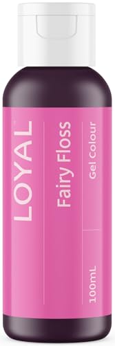 Image of Loyal Gel Food Coloring | Vibrant Color for Buttercream, Fondant, Royal Icing, Gum Paste, Marzipan and Cake Batter | Gel-Based Concentrated Food Dye -100ml Fairy Floss