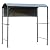 Outsunny 7FT Grill Gazebo BBQ Canopy with Sun Shade Panel Side Awning, 2 Exterior Serving Shelves, 5 Hooks for Patio Lawn Backyard Multi