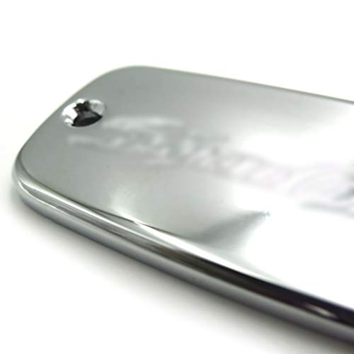 XKH- Motorcycle Chrome Brake Fluid Reservoir Cap Cover"Shadow" Engraved Compatible