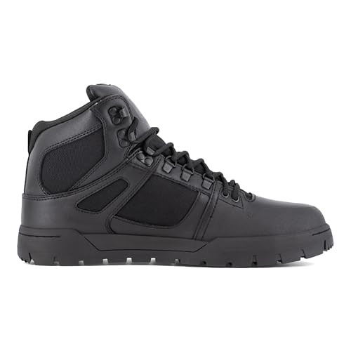 DC Shoes Men's Pure Work Black Composite Toe Boots Construction Shoe3