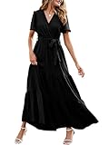 MASCOMODA Swiss Dot Wrap Dress