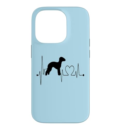 Bedlington Terrier �n�[�g�r�[�g EKG �p���X �t�@�j�[ �y�b�g ���D�� �X�}�z�P�[�X iPhone 14 Pro �p