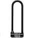 Bosvision 2.75" width 5-digit Resettable Combination U Lock Padlock with 7.8" Long Shackle