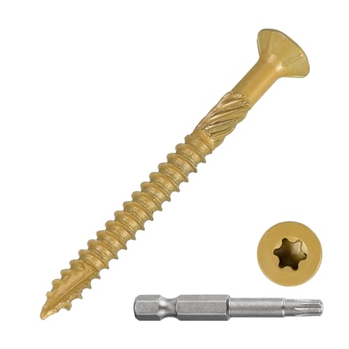 Vis de terrasse #9 x 2 METALLIXITY en acier au carbone avec empreinte Torx T25 - 250 pièces
