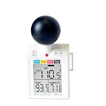 Sper Scientific 800126 WBGT Meter, Heat Stress Monitor for Indoor/Outdoor, Handheld Temperature and Humidity Monitor with RH Meter Digital Level Dangerous Indicator Display - 4 pc