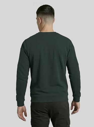 Image of TECHNOSPORT Men's Colorblock Full Sleeve T-Shirt MATPIQ Quick Dry Slim Fit Round Neck Sports Tee for Gym Casual Layering Wear UPF50+ Anti Odour
