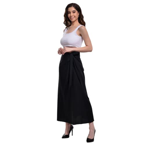 Image of Women's Long Wrap Around Maxi Skirt | Women Wear Long Skirt
