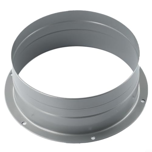 Duct Connector Flange, Metal Flange Vent Pipe Fitting Wall Air Wall Flange Connection Fittings Flange Adapter for Ventilation(100mm)