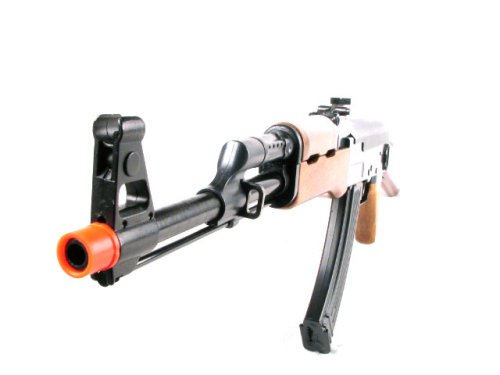 Double Eagle Metal Ak 47 Realistic Feeling Airsoft Gun Collectible Quality Full Auto Electric Rifle Aeg Air Gun, Wood Color #TOP3