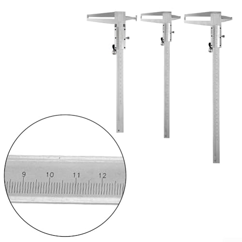 Calibrador interno de acero inoxidable con doble ranura y rango de medición de 9 a 300 mm 5
