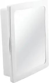 Armário para Banheiro Premium Branco com Espelho e Prateleiras Organização e Decoração