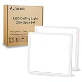 plafoniere bagno moderne 💡【Confezione da 2 plafoniere a LED】Le luci da soffitto per bagno Aurorast adottano un chip LED di alta qualità, un'elevata luminosità di 2000LM per fornire una luce brillante ed eccellente alla tua stanza. La luce bianca naturale da 5000 K offre un'esperienza di illuminazione migliore