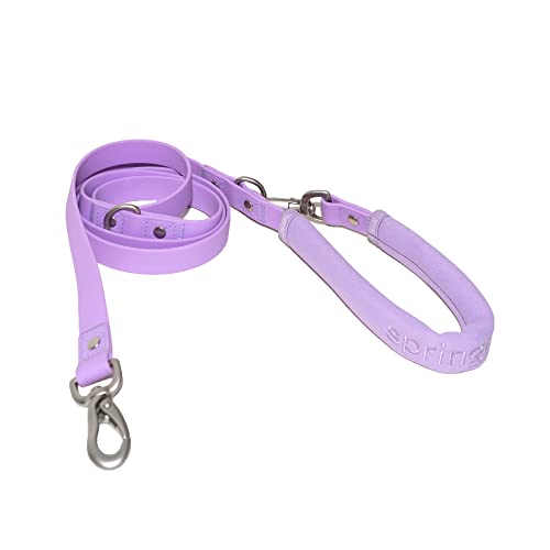 Springer Heavy Duty Dog Leash Odor Resistant & Waterproof Leash with Comfortable Neoprene Handle Stylish Leash