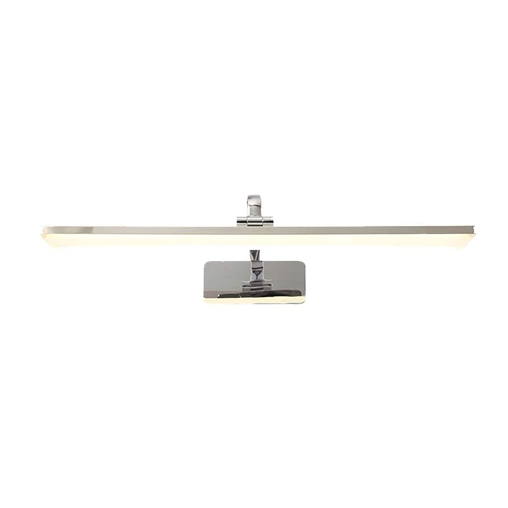 HYSJDMNC Bath Lamps Mirror Front Light Headlight Punch Led Bathroom Dressing Lamp Mirror Light Wall Lamp Nordic Modern Minimalist Mirror Cabinet Light Wall Lighting/Silver/9W Interesting