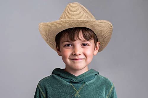 Straw Cowboy Hats For Toddler Girls Boys Summer Sun Hat Belt Buckle Cowgirl Western-Hat For Kid 2-4 Years (2-4 Years, Khaki) #TOP6