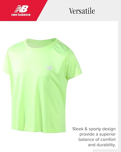 New Balance Girls' Active T-Shirt - 2 Pack Performance Short Sleeve Shirts - Cute Athletic Graphic Tees for Girls (7-16)4