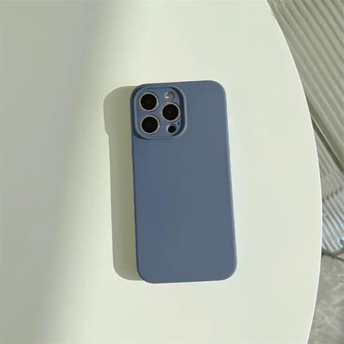 Coque silicone antichoc iPhone 14 Plus bleu finch pour sécuriser vos déplacements