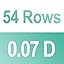 0.07D-3D Black -54 Rows 0.07D-3D Black -54 Rows