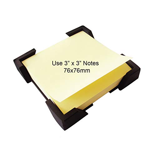 USA ArtsOnDesk Arte Moderno Notas Adhesivas Titular Bk309 acero negro Dispensador de Notas Adhesivas Bueno para la Nota de Post Organizador de Escritorio It Accesorio de Escritorio Regalo Cover
