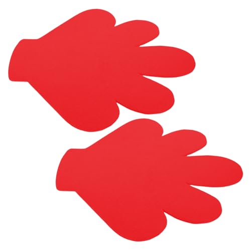 2pcs Cheerleading Hand Flowers Floral Embellishments for Sports Parties and Dance Boys and Girls Pom Poms for Kindergarten Activities Bright