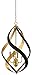 Currey and Company 9000-0321 Trephine - 4 Light Chandelier, Contemporary Gold Leaf/Satin Black Finish