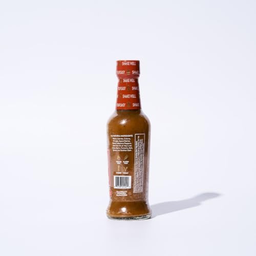 Image of Tabanero Curry Habanero Hot Sauce, 5 oz Small Glass Bottle