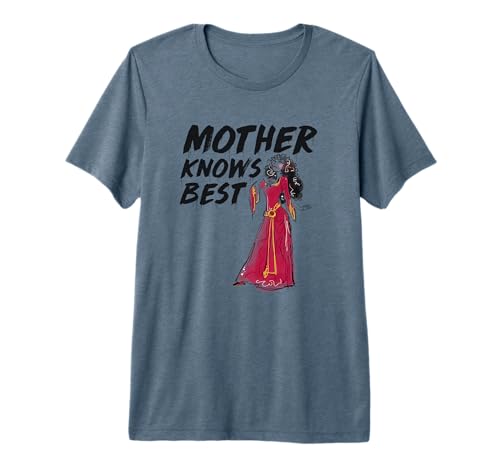 T-shirt Disney Villains Mother Gothel vêtement noir original