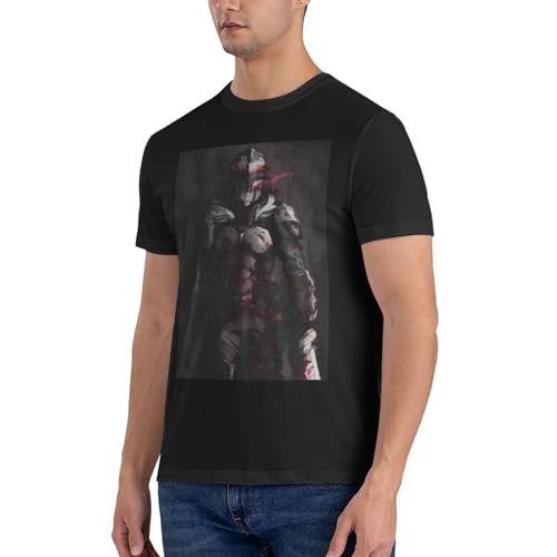 Goblin Anime Slayer Shirts Men's Fashion Short Sleeved T-Shirt Personalised Graphic Custom Crew Neck Tops Black3
