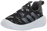 adidas Kids Monofit Sneaker, Black/White/Preloved Green, 10 US Unisex Toddler