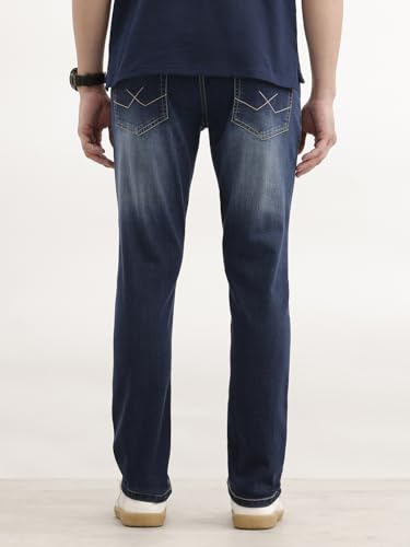 Image of WROGN Men's Cotton Stretch Jeans | Solid | Slim Fit