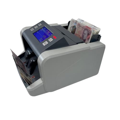 Cashtec CT800 High Precision Advanced Counterfeit Detection with Mixed Note Counting, Value Count and Denomination Sorting