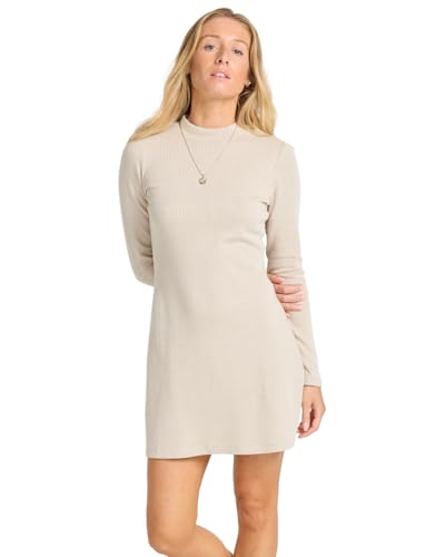 Billabong Everleigh Mock - Strick-Minikleid - Frauen - XXL - Beige