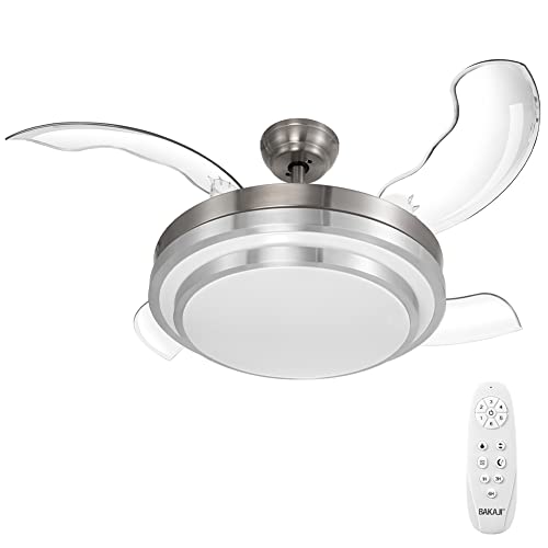 Ventilatore da soffitto acciaio e Pale in ABS design ALIZE compatto