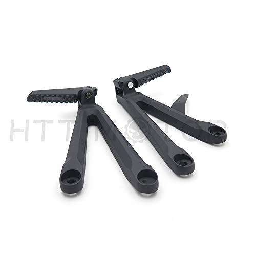 Httmt Mt390-011-Bk Black Rear Passenger Foot Pegs Bracket Compatible With Cbr600Rr Rr 2005 2006 #TOP3