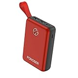 【Schnellladetechnologle/4 LED-Anzeigen】: Power bank 10000mah mit Zwei USB-Anschlüsse in Kombination,Ladegeschwindigkeit von bis zu 2.1 A pro Port oder 4.2 A insgesamt. Die LED-Anzeige zeigt die verbleibende Energie beim Laden an, um sicherzustellen, dass Sie über die verfügbare Energie Bescheid wissen.