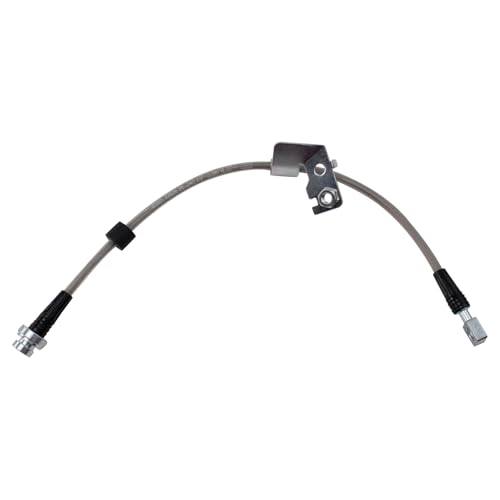 Image of TRQ Front Brake Hose Set Compatible with 2011-2014 Chrysler 200 2007-2010 Sebring 2008-2014 Dodge Avenger 2007-2012 Caliber 2007-2017 Jeep Compass Patriot