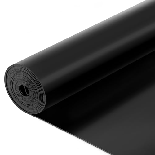 Neoprene Rubber Strip Roll 40" x 60" Gasket Strip (1/16 in) Black
