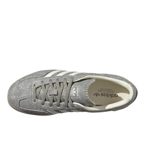 Image of adidas Womens Gazelle Indoor Lace Up Sneakers Shoes Casual - Grey - Size 5.5 M