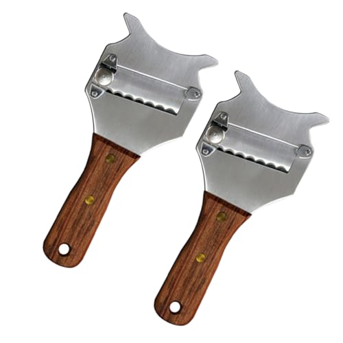 KICHOUSE 2Pcs Truffle Shaver Cheese Chocolate Slicers Kitchen Gadgets for Effortless Grating and Shaving for Cooking and Baking