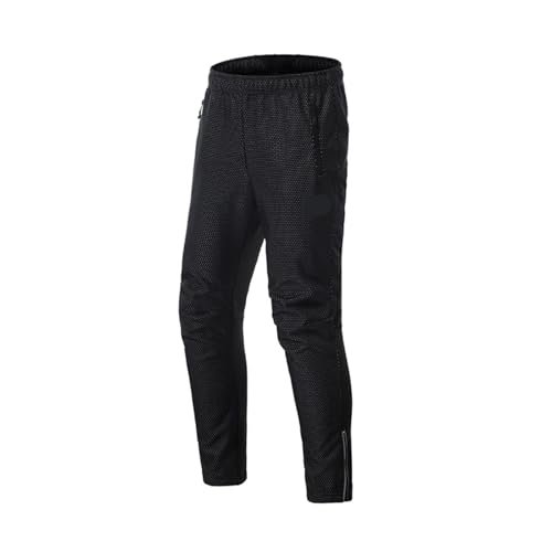 Pantalon de cyclisme hiver homme thermique en polaire anti-froid et coupe-vent