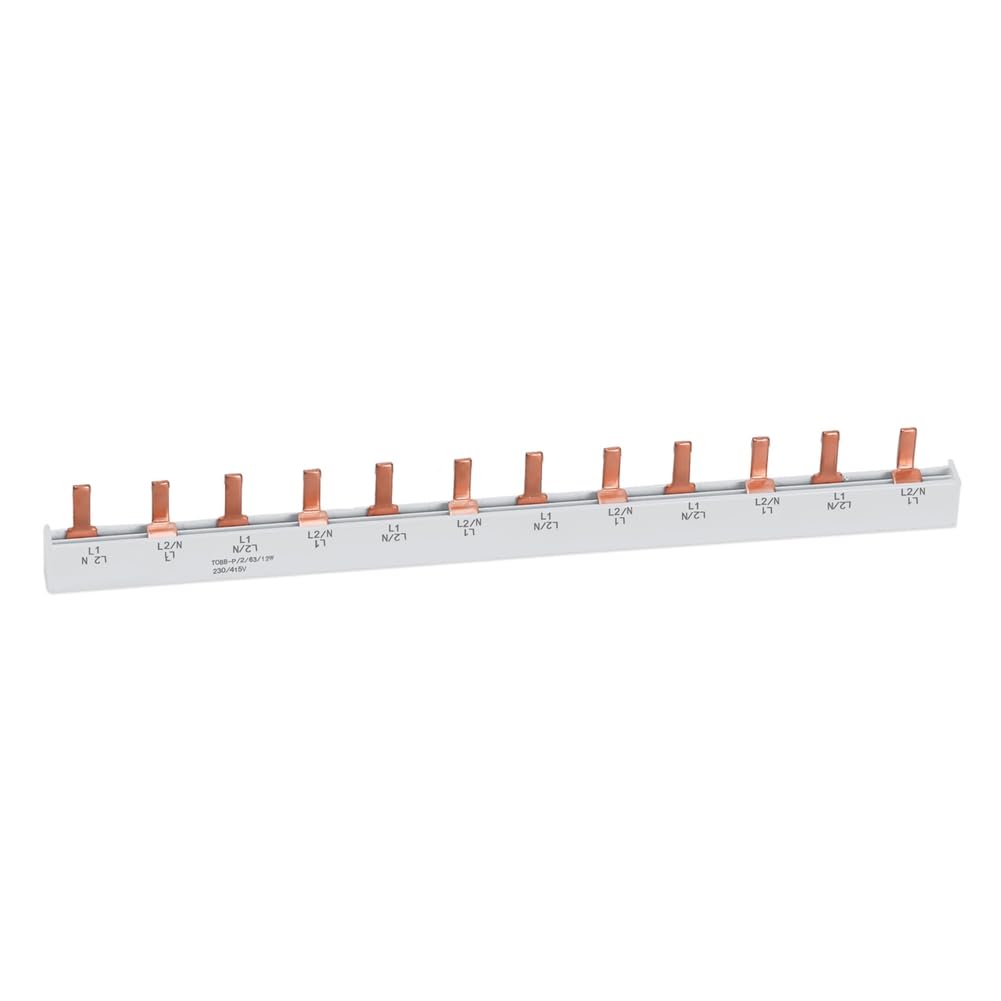 Teuypty Copper Busbar 2P Busbar Breaker Combing Terminals Breaker Pin Type Mcb Connector