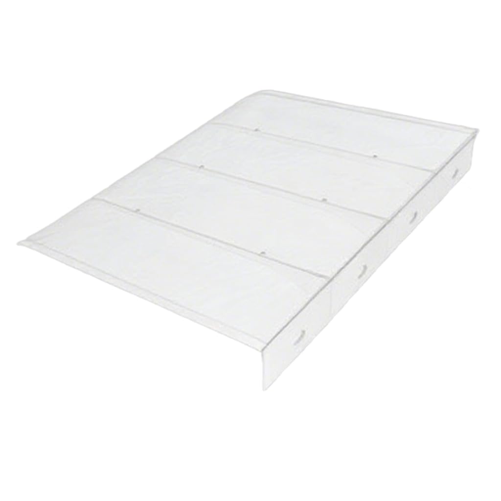 Baldacchino invisibile per porta d'ingresso e finestra, protezione UV, copertura in plastica resistente per patio, portico e giardino, 40 cm x 40 cm, protezione dalle intemperie