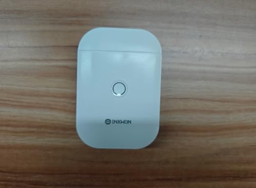 InkWon D11S 対応 多機能 携帯型ラベルプリンター ラベルシール3巻付属 Android/iOS対応 (ホワイト)