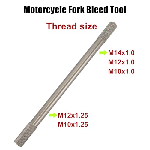 Image of Motorcycle Fork Service Tool Kit - PSLER Fork Spring Compressor, Oil Level and Damper Rod Bleed Tool